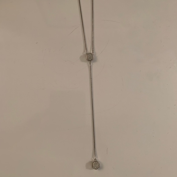 Kendra Scott drop necklace with two stones - Picture 3 of 5